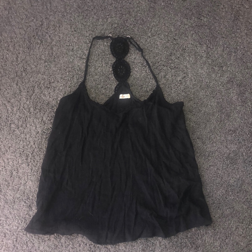 Black Hollister tank top, size medium, never worn